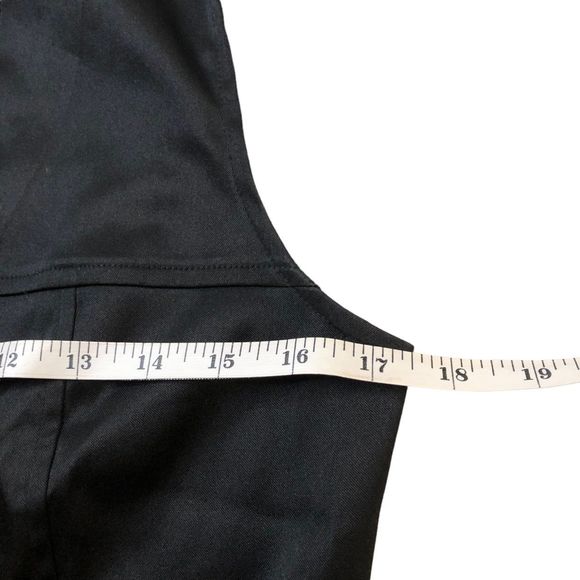 Vtg Star C.C.C. Black Silky Polyester Spandex Dressy Vest, Classy Western Wear - Picture 6 of 6